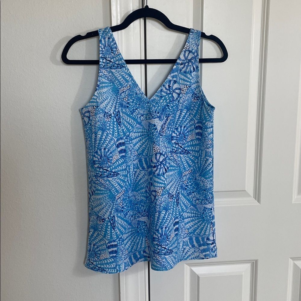 Lilly Pulitzer Florin Sleeveless Linen Top - Picture 2 of 2